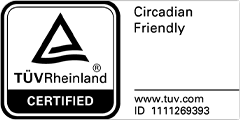 Circadian Friendly Certification Logo from TuvRheinland