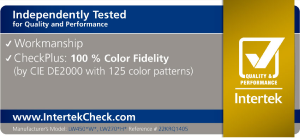Intertek Color Fidelity Certified Logo.