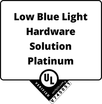 Low Blue Light Hardward Solution Platinum Logo certified by UL