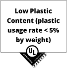 UL的低塑料使用标志